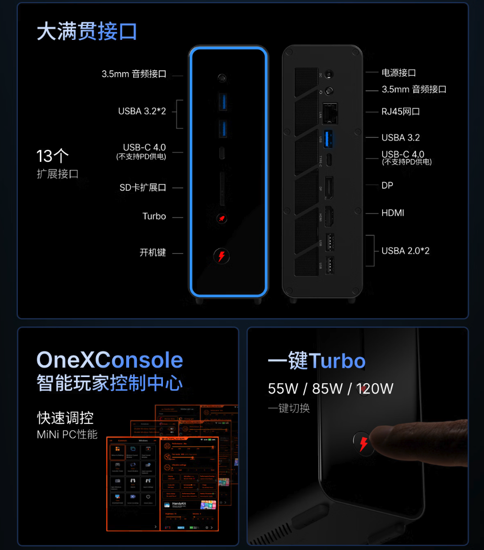 壹号本ONEXStation迷你AI工作站上架 锐龙AI Max+395加持 首发18999元